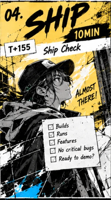 Ship Check: 10 minutes
